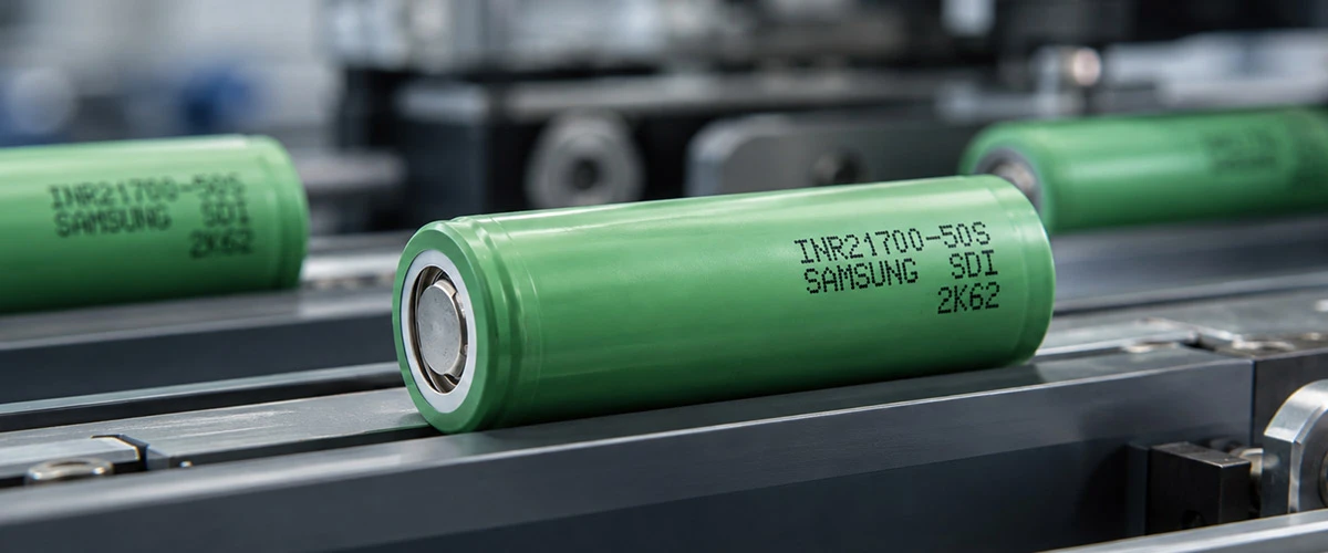 21700 cylindrical NCM lithium battery cells on automated production line 21700 cylindrical NCM lithium battery cells on automated production line